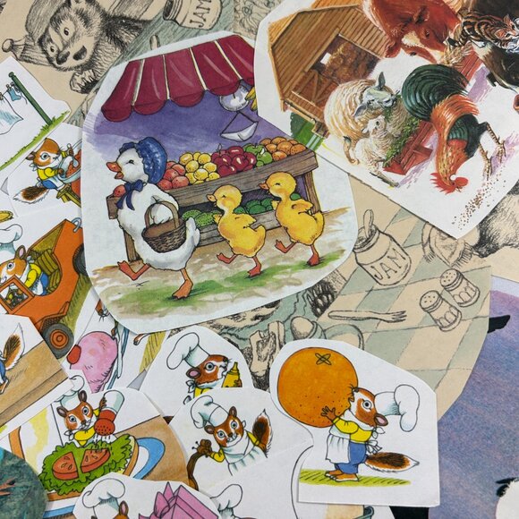 Ephemera Lot Scrapbooking Crafts Junk Journal Animals Nature Whimsical Vtg Pages - Picture 9 of 13